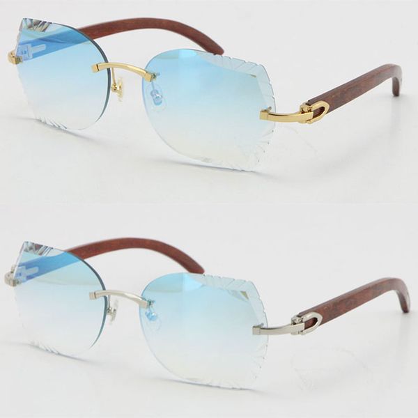 wholesale selling style rimless optical 8200762 designer sunglasses decor wood frame outdoors driving, White;black
wholesale selling style rimless optical 8200762 designer sunglasses decor wood frame outdoors driving, White;black