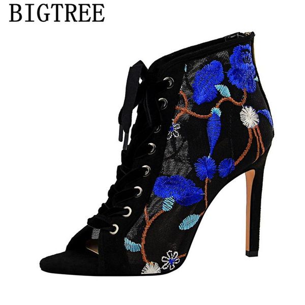 dress shoes gladiator sandals women peep toe summer boots embroidery bigtree high heels lace up sandals189-3, Black
dress shoes gladiator sandals women peep toe summer boots embroidery bigtree high heels lace up sandals189-3, Black