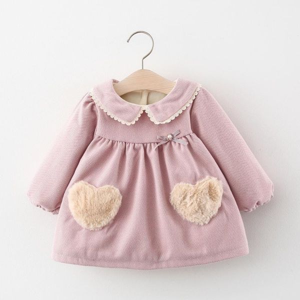 girl's dresses girls dress wholesale 2021 love pocket plus velvet autumn and winter children's wear., Red;yellow
girl's dresses girls dress wholesale 2021 love pocket plus velvet autumn and winter children's wear., Red;yellow