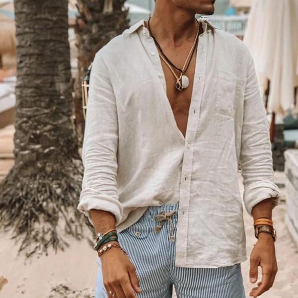 men's casual shirts linen shirt man 2021 summer chinese style stand collar loose large size thin seven minute long sleeve 3xl, White;black
men's casual shirts linen shirt man 2021 summer chinese style stand collar loose large size thin seven minute long sleeve 3xl, White;black