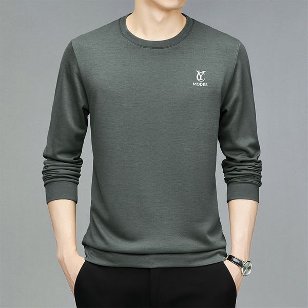 spring round neck sweater bottoming shirt thin print long sleeve t-shirt fashion large men's wear, White;black
spring round neck sweater bottoming shirt thin print long sleeve t-shirt fashion large men's wear, White;black
