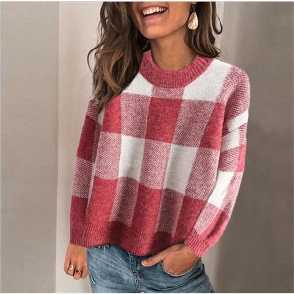 women's sweaters autumn 2021 women o-neck grid long sleeve hair blended pullovers harajuku casual loose sweater s-xl, White;black
women's sweaters autumn 2021 women o-neck grid long sleeve hair blended pullovers harajuku casual loose sweater s-xl, White;black