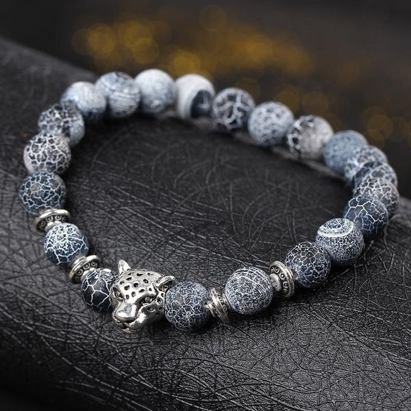 gray blue weathered stone bracelet buddha beads lion leopard head bangles for women men jewelry as gift charm bracelets, Golden;silver
gray blue weathered stone bracelet buddha beads lion leopard head bangles for women men jewelry as gift charm bracelets, Golden;silver