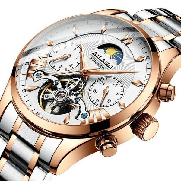 wristwatches mens watches automatic mechanical business clock gold watch men reloj mecanico de hombres, Slivery;brown
wristwatches mens watches automatic mechanical business clock gold watch men reloj mecanico de hombres, Slivery;brown