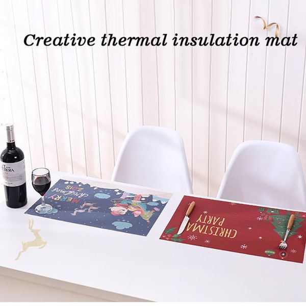 mats & pads 2021 christmas home placemat dinner table place mat pvc el tableware decorations for restaurant
mats & pads 2021 christmas home placemat dinner table place mat pvc el tableware decorations for restaurant