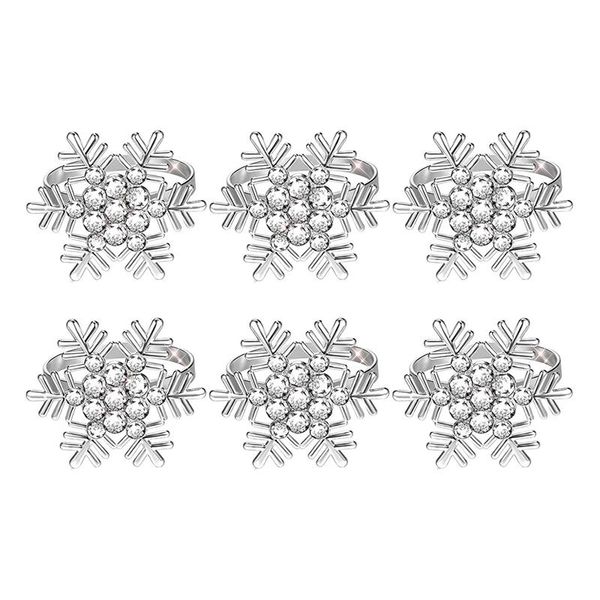 napkin rings set of 6,snowflake holder for wedding christmas party dinner table decor
napkin rings set of 6,snowflake holder for wedding christmas party dinner table decor