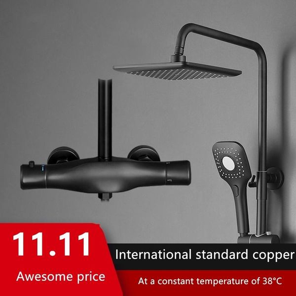 bathroom mixer rain shower head three functions a constant temperature international standard copper quality sets
bathroom mixer rain shower head three functions a constant temperature international standard copper quality sets