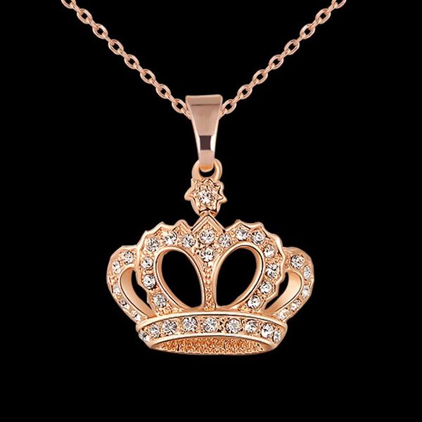luxury queen pendant princess crown necklace gold and silver plated nickle necklaces
luxury queen pendant princess crown necklace gold and silver plated nickle necklaces