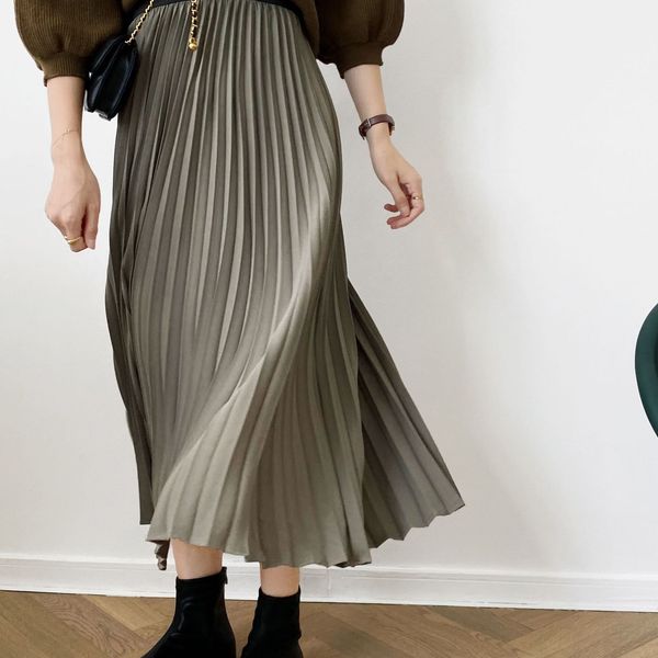 skirt a-line autumn pleated elegant long skirt femme stretch waist faldas jupe saia women white skirts, Black
skirt a-line autumn pleated elegant long skirt femme stretch waist faldas jupe saia women white skirts, Black