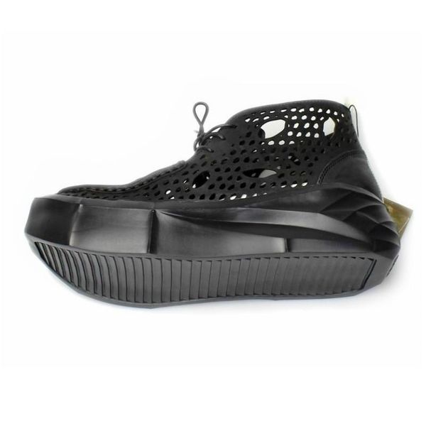 sandals summer sport casual concise genuine leather mens platform shoes street lace up hollow out breathable male thick bottom, Black
sandals summer sport casual concise genuine leather mens platform shoes street lace up hollow out breathable male thick bottom, Black