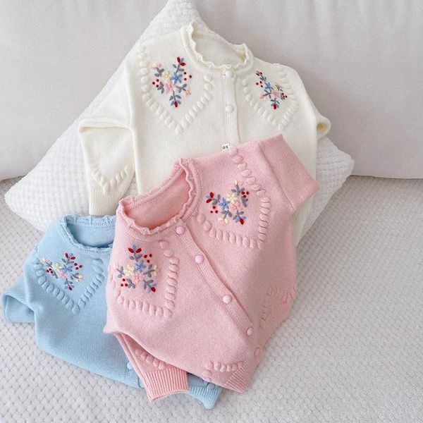 pullover 2021 korean girls embroidery knitted sweaters autumn fashion kids cardigan sweater clothes 1-6 years, Blue
pullover 2021 korean girls embroidery knitted sweaters autumn fashion kids cardigan sweater clothes 1-6 years, Blue