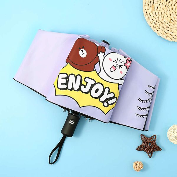 fully automatic folding sunny umbrella, black glue ultraviolet sunshade, sun female advertising umbrella
fully automatic folding sunny umbrella, black glue ultraviolet sunshade, sun female advertising umbrella