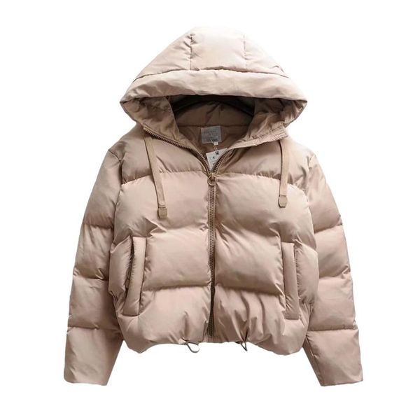 women's down & parkas cotton padded jacket winter hooded woman warm large size coat thicken women casual puffer, Black
women's down & parkas cotton padded jacket winter hooded woman warm large size coat thicken women casual puffer, Black