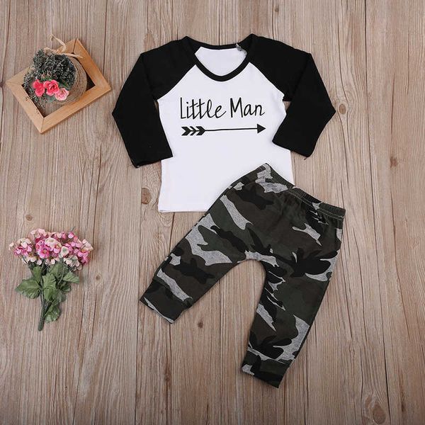 baby boy clothing set cotton long-sleeved letter print little man + camouflage pants toddle kids boy 2pcs clothes outfits g1023, White
baby boy clothing set cotton long-sleeved letter print little man + camouflage pants toddle kids boy 2pcs clothes outfits g1023, White