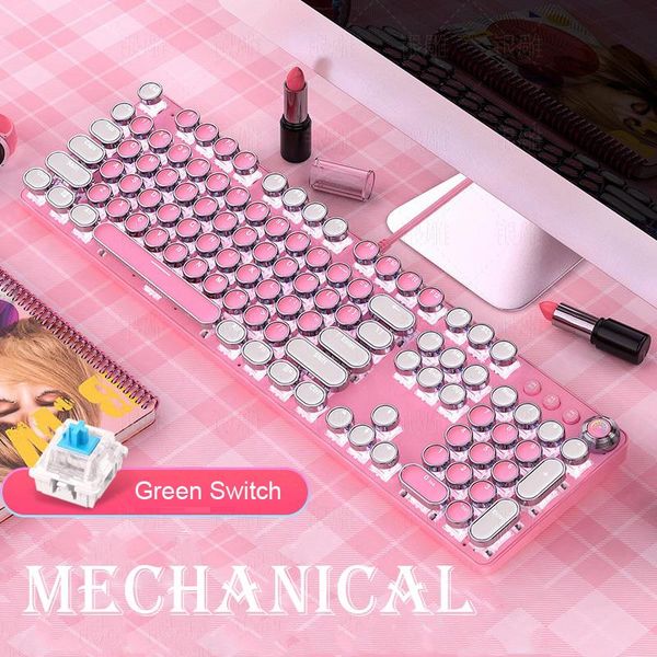 keyboards gaming mechancial keyboard 104 keycaps retro punk swap mechanical switch green diy for e-sport
keyboards gaming mechancial keyboard 104 keycaps retro punk swap mechanical switch green diy for e-sport