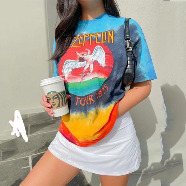 women's t-shirt angel tie dye letter print short sleeve round neck high street for women casual loose streetwear 2021 summer plus size, White
women's t-shirt angel tie dye letter print short sleeve round neck high street for women casual loose streetwear 2021 summer plus size, White