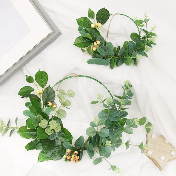 decorative flowers & wreaths simulation berry eucalyptus wreath wall hanging decoration floral iron ring garland wedding backdrop home po pr
decorative flowers & wreaths simulation berry eucalyptus wreath wall hanging decoration floral iron ring garland wedding backdrop home po pr