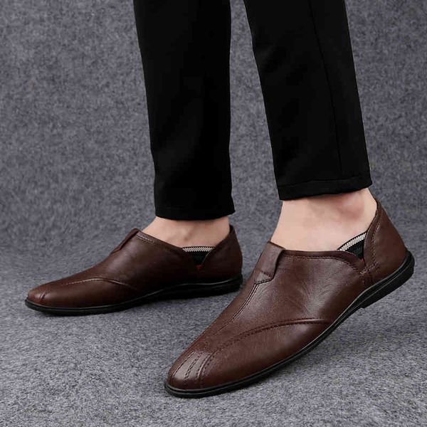 dress shoes men fashion genuine leather casual loafers soft comfortable breathable flats lazy men's lightweigh moccasins driving 0, Black
dress shoes men fashion genuine leather casual loafers soft comfortable breathable flats lazy men's lightweigh moccasins driving 0, Black