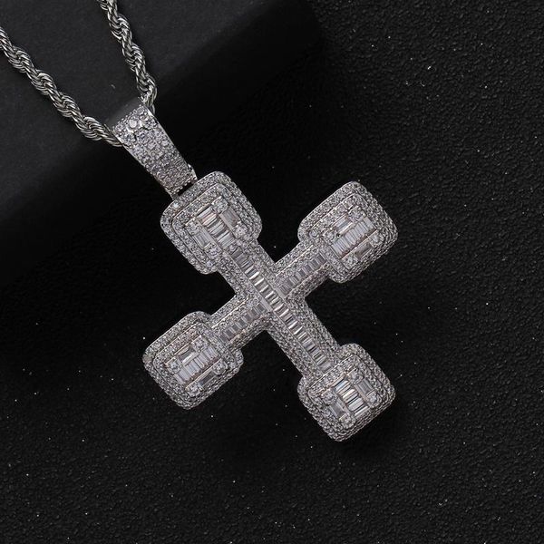 pendant necklaces big cross bling brass pendants mirco pave prong setting zircon hip hop jewelry for man and women cn314, Silver
pendant necklaces big cross bling brass pendants mirco pave prong setting zircon hip hop jewelry for man and women cn314, Silver