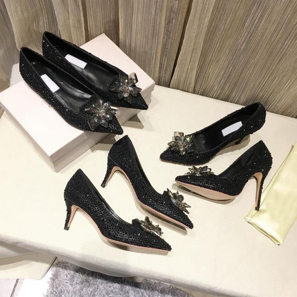 sexywomen bridal rhinestone dress shoes grade cinderella crystal shoe with flower genuine leather high heel box big small size 34-42, Black
sexywomen bridal rhinestone dress shoes grade cinderella crystal shoe with flower genuine leather high heel box big small size 34-42, Black