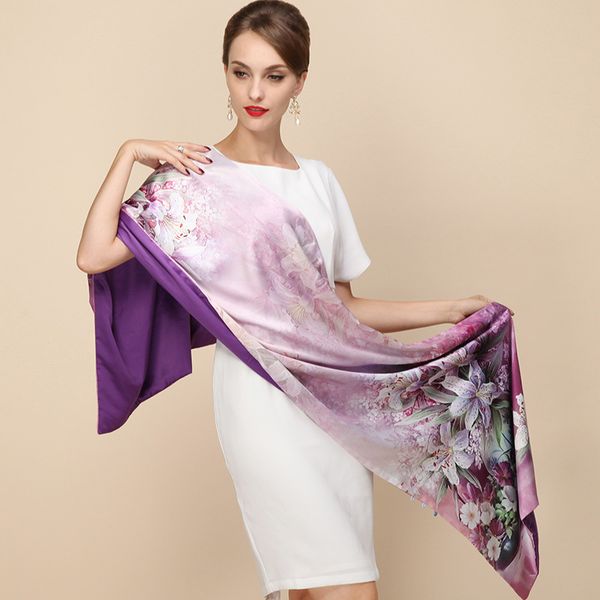 100% silk satin long double layer spring shawl pashmina women luxury scarves brand scarf printted hijab, Blue;gray
100% silk satin long double layer spring shawl pashmina women luxury scarves brand scarf printted hijab, Blue;gray