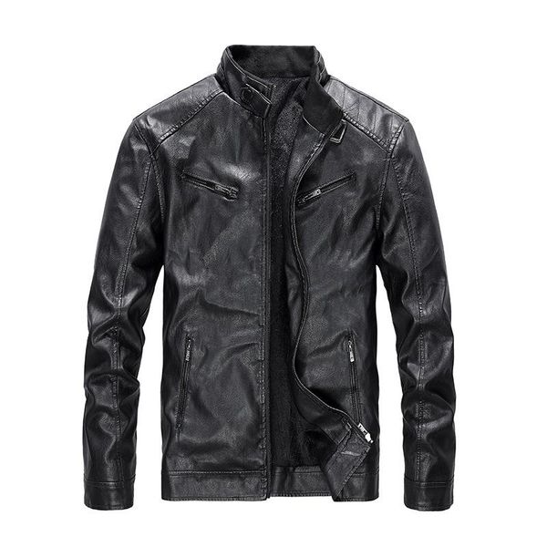 men's jackets fashion casual mens leather jacket plus velvet autumn winter trendy warm size men, Black;brown
men's jackets fashion casual mens leather jacket plus velvet autumn winter trendy warm size men, Black;brown