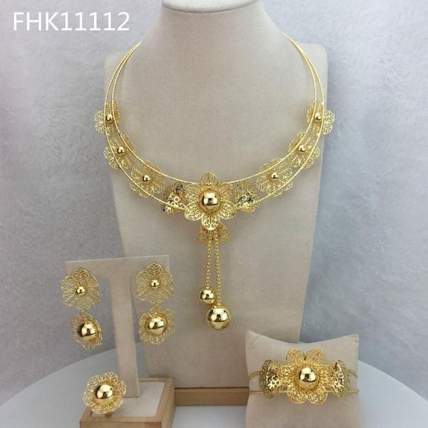 earrings & necklace yuminglai elegant design flowers wedding party dubai african ladies jewelry set fhk11112, Silver
earrings & necklace yuminglai elegant design flowers wedding party dubai african ladies jewelry set fhk11112, Silver