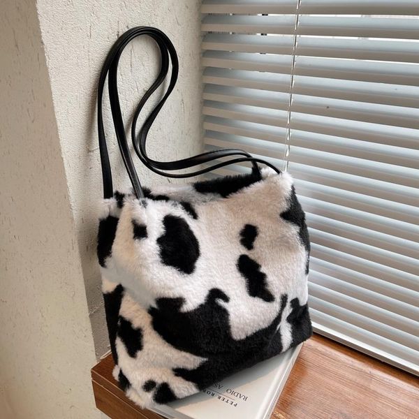 evening bags 2021 ins fashion women cow print shoulder female winter plush zebra pattern tote designer handbags shopper bag
evening bags 2021 ins fashion women cow print shoulder female winter plush zebra pattern tote designer handbags shopper bag