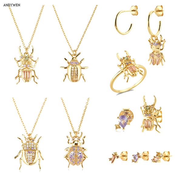 andywen 925 sterling silver gold cz beetle animal zircon piercing earring drop courage rings long chain necklace jewelry set
andywen 925 sterling silver gold cz beetle animal zircon piercing earring drop courage rings long chain necklace jewelry set