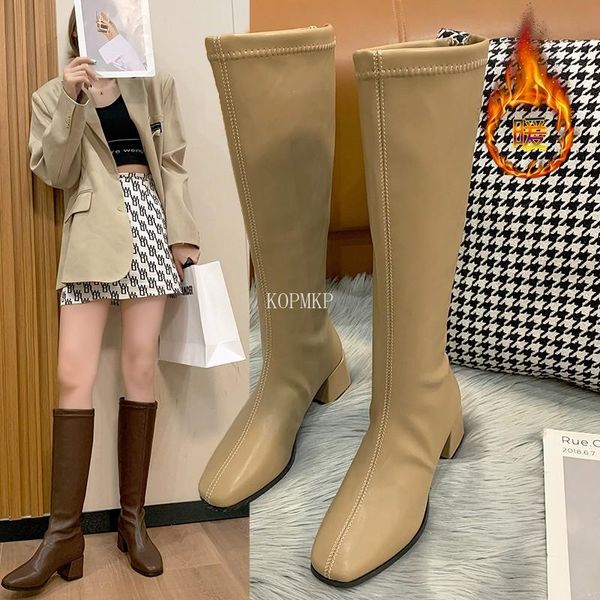 boots 2022 sale patent leather stretch women autumn winter casual shoes platform comfortable knee high 35-42, Black
boots 2022 sale patent leather stretch women autumn winter casual shoes platform comfortable knee high 35-42, Black