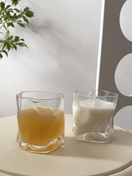 ins korean style creative simple japanese glass juice cup tea twist irregular gift chic decorative tableornament wine glasses
ins korean style creative simple japanese glass juice cup tea twist irregular gift chic decorative tableornament wine glasses