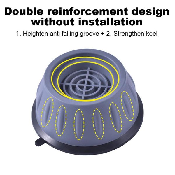 bath mats 4pcs/pack feet protective accessories moistureproof universal washing machine pad anti vibration noise reducing rise bathroom
bath mats 4pcs/pack feet protective accessories moistureproof universal washing machine pad anti vibration noise reducing rise bathroom
