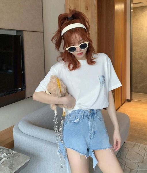 fashionable summer short sleeved t shirt for both men women, loose and comfortable in pure cotton european size, White;black
fashionable summer short sleeved t shirt for both men women, loose and comfortable in pure cotton european size, White;black