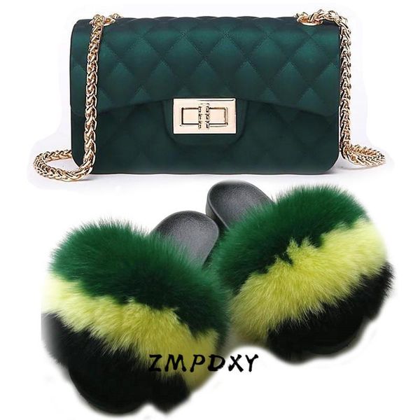 slippers ladies chain crossbody purse women's real fur jelly modern shoulder bag shoes sets furry slides sandals, Black
slippers ladies chain crossbody purse women's real fur jelly modern shoulder bag shoes sets furry slides sandals, Black