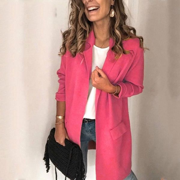 women's suits & blazers spring autumn casual women blazer coat long sleeve suit office ladies slim cardigan solid color fake pocket fa, White;black
women's suits & blazers spring autumn casual women blazer coat long sleeve suit office ladies slim cardigan solid color fake pocket fa, White;black