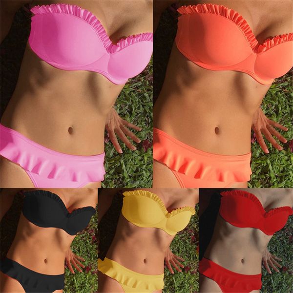 yicn strapless thong bikini push up swimsuits floral biquini swimwear women solid bikini set beachwear off shoulder bathing suit
yicn strapless thong bikini push up swimsuits floral biquini swimwear women solid bikini set beachwear off shoulder bathing suit