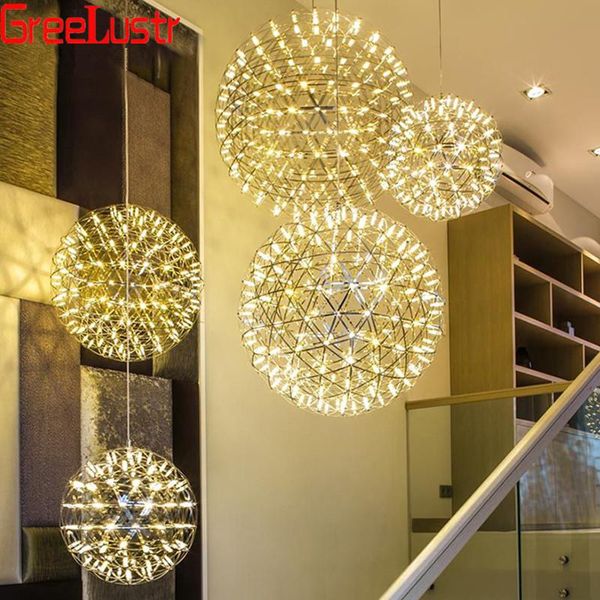 modern loft firework pendant lampfixtures g4 spark ball hanglamp lustres stainless steel chandelier home lighting ac110-240 lamps
modern loft firework pendant lampfixtures g4 spark ball hanglamp lustres stainless steel chandelier home lighting ac110-240 lamps
