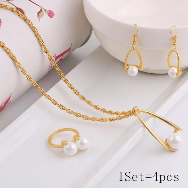 earrings & necklace 4pcs fashion ladies jewelry ins style pearl set lady earring and bracelet, Silver
earrings & necklace 4pcs fashion ladies jewelry ins style pearl set lady earring and bracelet, Silver