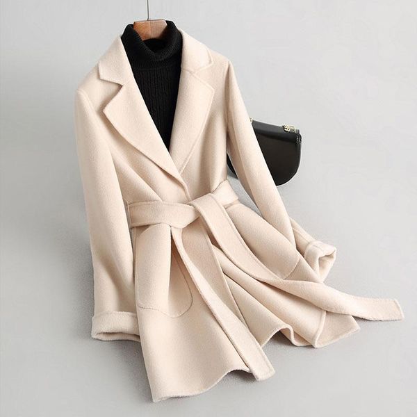 jacket fur genuine korean wool simple coat female autumn2021 slim woman double-sided woolen clothes mujer chaqueta zjt692 women's & ble, Black
jacket fur genuine korean wool simple coat female autumn2021 slim woman double-sided woolen clothes mujer chaqueta zjt692 women's & ble, Black