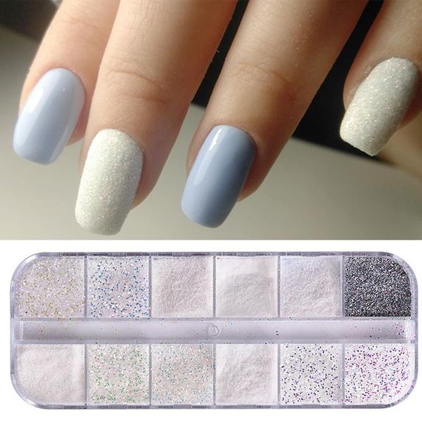 nail glitter 1 case art sugar powder mermaid sandy coating flakes sequins 12 grid design decoration for nails manicure, Silver;gold
nail glitter 1 case art sugar powder mermaid sandy coating flakes sequins 12 grid design decoration for nails manicure, Silver;gold