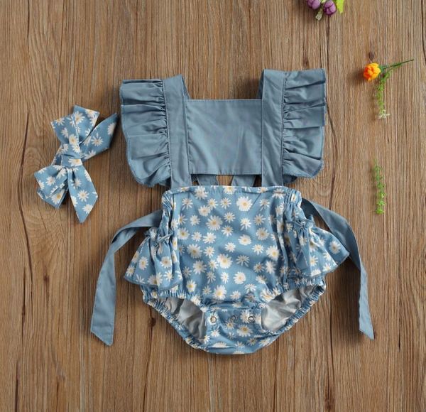 jumpsuits born baby girls boys rompers headband 2pcs sunflowers print ruffles short sleeve backless, Blue
jumpsuits born baby girls boys rompers headband 2pcs sunflowers print ruffles short sleeve backless, Blue