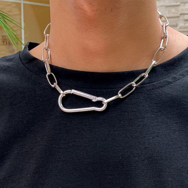 chokers ingemark hyperbole gothic lariat clasp silver color chunky lock chain choker necklaces for women minimalist necklace jewelry, Golden;silver
chokers ingemark hyperbole gothic lariat clasp silver color chunky lock chain choker necklaces for women minimalist necklace jewelry, Golden;silver