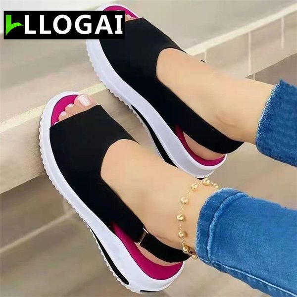 outdoor peep toe sports sandals women's wedges 2021 summer fashion beach casual female platform shoes sandalias slippers, Black
outdoor peep toe sports sandals women's wedges 2021 summer fashion beach casual female platform shoes sandalias slippers, Black