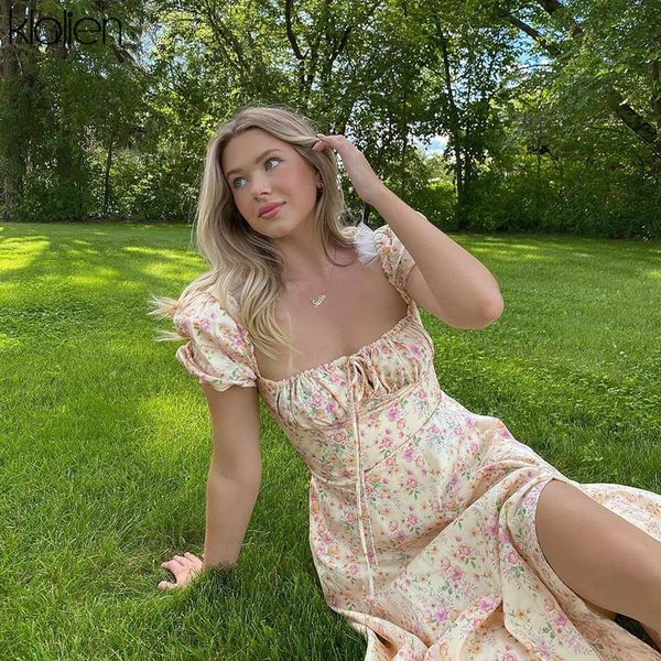 2021klalien summer fashion elegant boho print slit maxi dress women french romantic party vacation beach casual floral dress ladies, Black;gray
2021klalien summer fashion elegant boho print slit maxi dress women french romantic party vacation beach casual floral dress ladies, Black;gray
