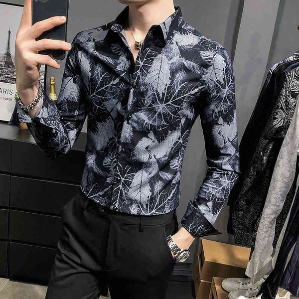 men's casual shirts mode fingerprint print long sleeve clothes all simple games business fine fit blouse formal wear nxox, White;black
men's casual shirts mode fingerprint print long sleeve clothes all simple games business fine fit blouse formal wear nxox, White;black