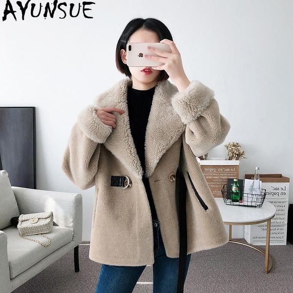 real fur coat female autumn winter women korean sheep shearing wool jacket clothes abrigo mujer 2021 y737 kj2407 women's & faux, Black
real fur coat female autumn winter women korean sheep shearing wool jacket clothes abrigo mujer 2021 y737 kj2407 women's & faux, Black