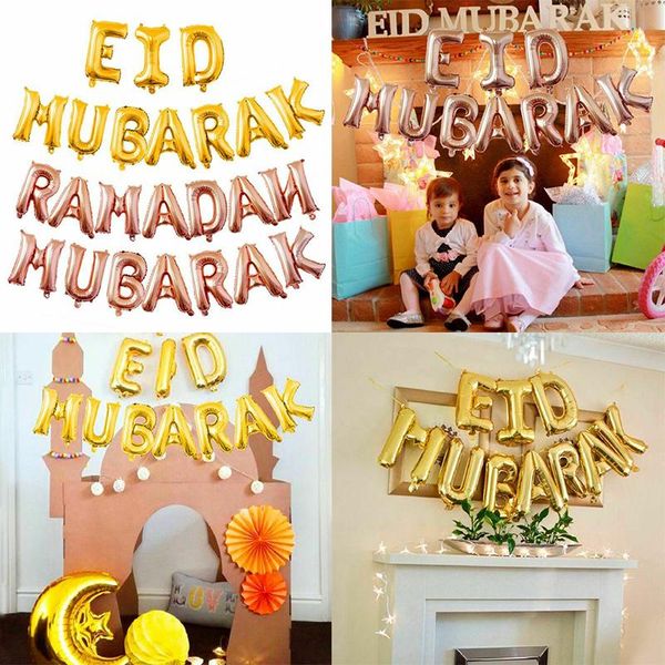 party decoration balloons set baloons banner decorations 16" eid mubarak for muslim islamic al-firt
party decoration balloons set baloons banner decorations 16" eid mubarak for muslim islamic al-firt