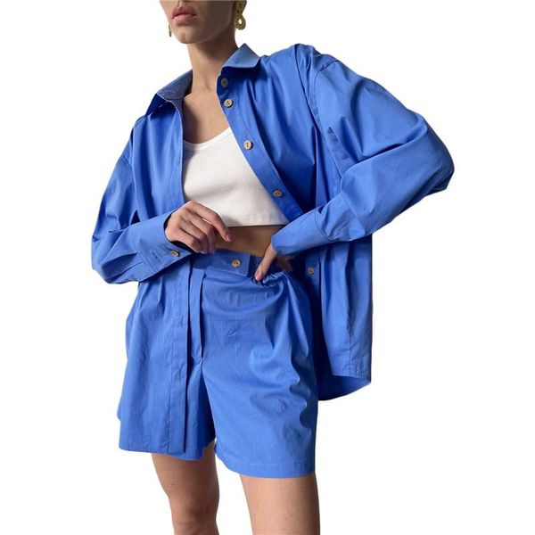 women's tracksuits 2 pieces female suit set solid color turn-down collar long sleeve single-breasted shirt+ shorts for ladies tracksuit, Gray
women's tracksuits 2 pieces female suit set solid color turn-down collar long sleeve single-breasted shirt+ shorts for ladies tracksuit, Gray