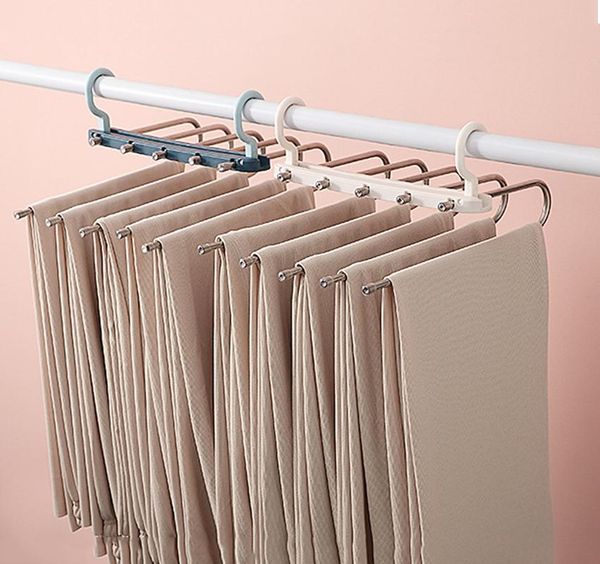 magic multifunction stainless steel hanger folding storage pants clothes rack multi-port novel support hangers & racks
magic multifunction stainless steel hanger folding storage pants clothes rack multi-port novel support hangers & racks