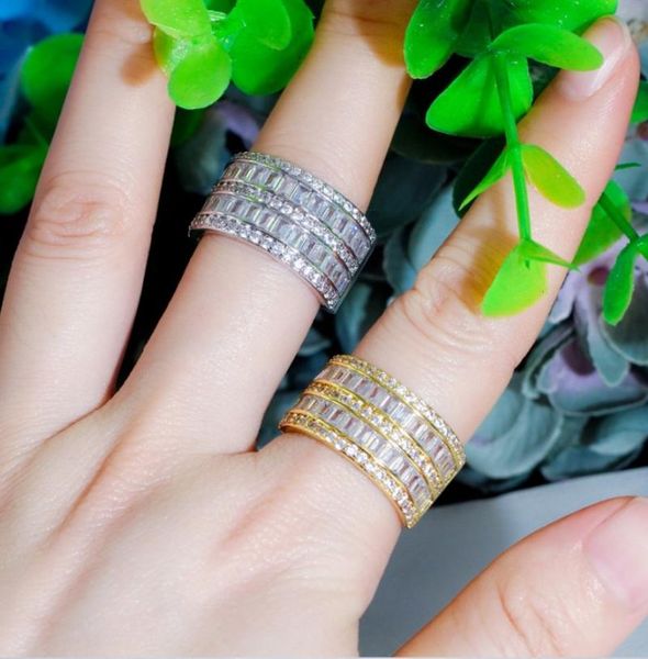 wedding rings 2 row gorgeous cubic zirconia pave yellow gold silver color big for women engagement band jewelry j0115, Slivery;golden
wedding rings 2 row gorgeous cubic zirconia pave yellow gold silver color big for women engagement band jewelry j0115, Slivery;golden